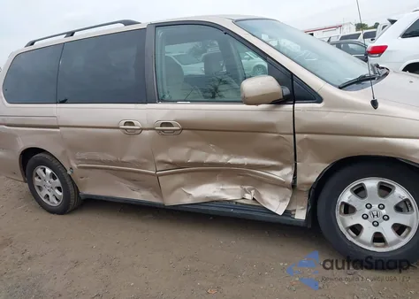 2002 Honda Odyssey Ex from USA, damaged, VIN 2HKRL18622H556717
